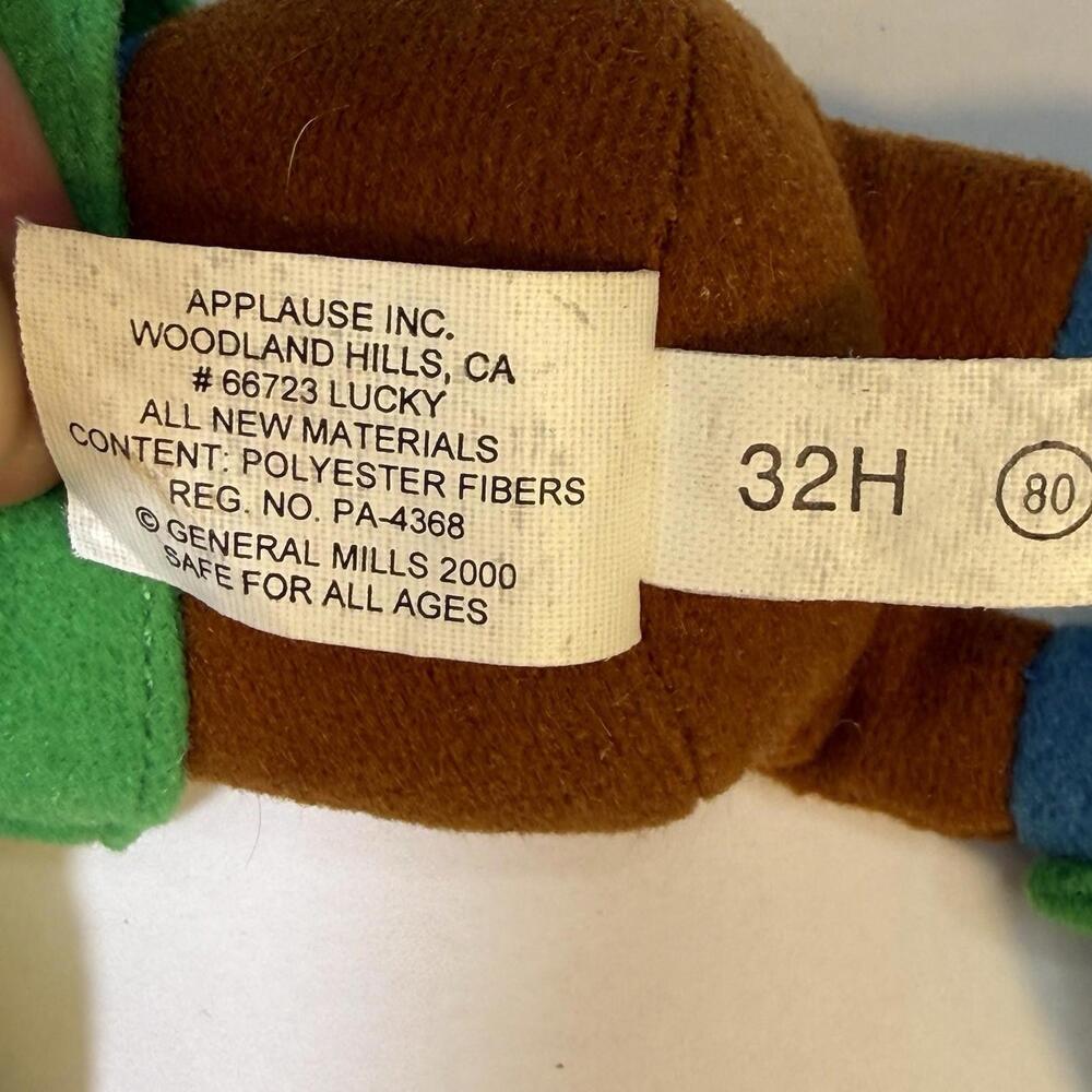 Lucky the Leprechaun General Mills Plush – Vintage Cereal Mascot Stuffed Toy - Picture 5 of 5